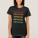 Search for volleyball tshirts Beach