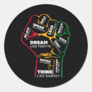 Search for black power fist stickers History month