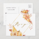 Search for orange response invitations Watercolor floral