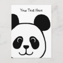 Search for panda face postcards Bear