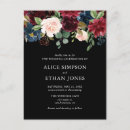 Search for burgundy and navy blue invitations Rustic
