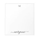 Search for initial notepads Classy