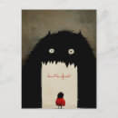 Search for kid dark vertical postcards Monster