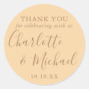 Search for champagne wedding stickers Simple