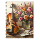 Search for violin notebooks Flowers