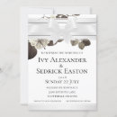 Search for sepia wedding invitations White