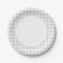 Search for sage green paper plates Boy baby shower