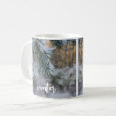 Search for pine branch mugs Snow