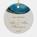 Search for geode christmas tree decorations Blue