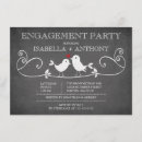 Search for love birds engagement party invitations Vintage