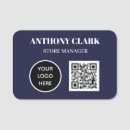Search for navy blue office supplies Qr code