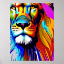 Search for blue lion art Colourful