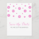 Search for glitter save the date postcards Sparkle