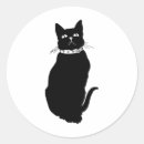 Search for vintage black cat stickers Kitty