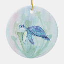 Search for sea turtle christmas tree decorations Blue