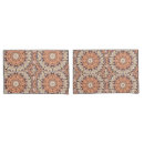 Search for orange and white pillowcases Abstract