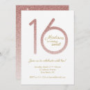 Search for pink and gold sweet 16 invitations Sweet sixteen birthday