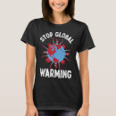 Search for stop global warming tshirts Sustainability