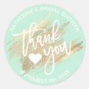 Search for mint bridal shower stickers Green