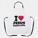 Search for i love jesus aprons Faith