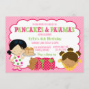 Search for pancake party invitations Pjs