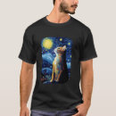 Search for starry night cat tshirts Cute