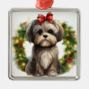 Search for shih tzu puppy christmas tree decorations Adorable