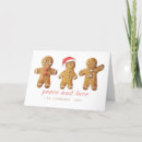 Search for gingerbread man cards Watercolor