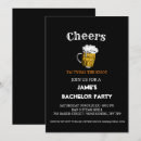 Search for black stag party invitations Simple