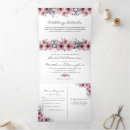 Search for 3 in 1 wedding invitations Elegant