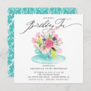 Search for bouquet birthday invitations Elegant