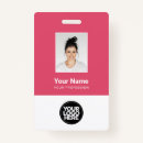 Search for pink id badges Corporate