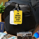 Search for sarcastic luggage tags Quote