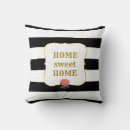 Search for black and white striped cushions Fashion