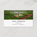 Search for irrigation business cards Maintenance