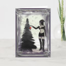 Search for goth christmas cards Black