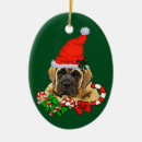 Search for mastiff christmas tree decorations Dogs