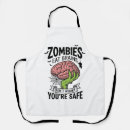 Search for funny zombie aprons Pumpkindesigns