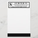 Search for ocean stationary stationery paper Surf