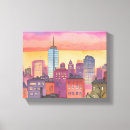 Search for boston canvas prints Watercolor