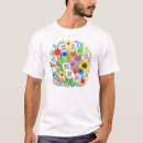 Search for vector flowers tshirts Illustration