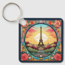 Search for eiffel square key rings France