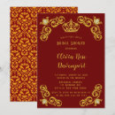 Search for crown bridal shower invitations Royal