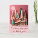 Search for gingerbread house christmas cards Village