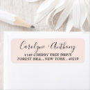 Search for pink bridal shower return address labels Stylish