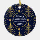 Search for gold and navy blue christmas tree decorations Elegant