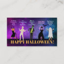 Search for halloween business cards Witch