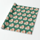 Search for vintage santa christmas wrapping paper Retro