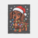 Search for dachshund christmas blankets Shopping