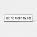 Search for dog name plates Desk